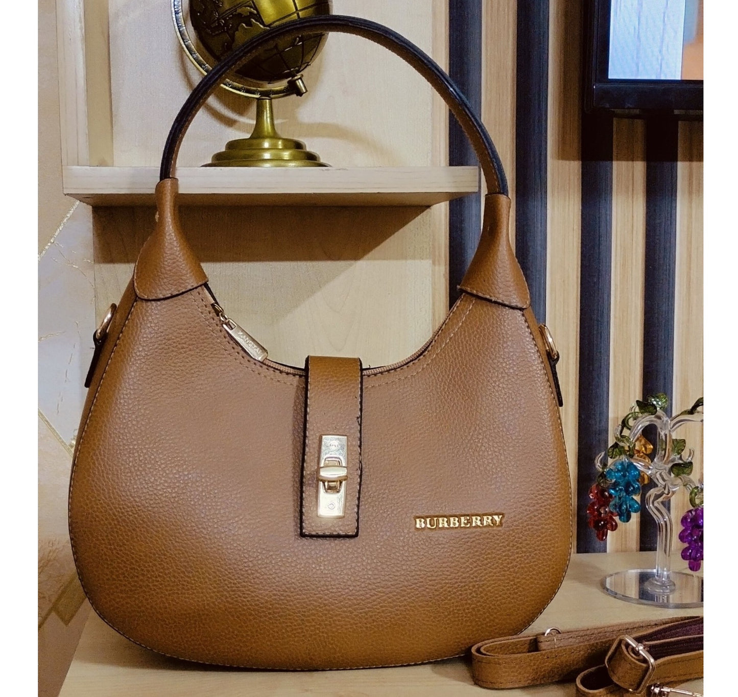 Fashion Curved Ladies Shoulder Bag Handbags