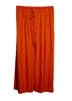 Orange Linen Palazzo For Women