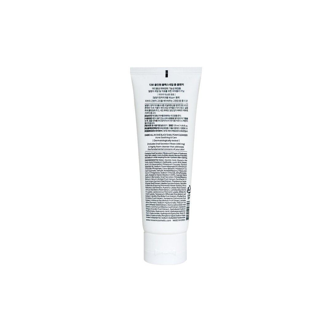 Dabo All In One Black Snail Foam Cleanser 120 ml