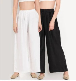 Easily Usable Palazzo Best Qualityfull Good stitching For Women (China Linen Fabric) Easy To maintain Designed