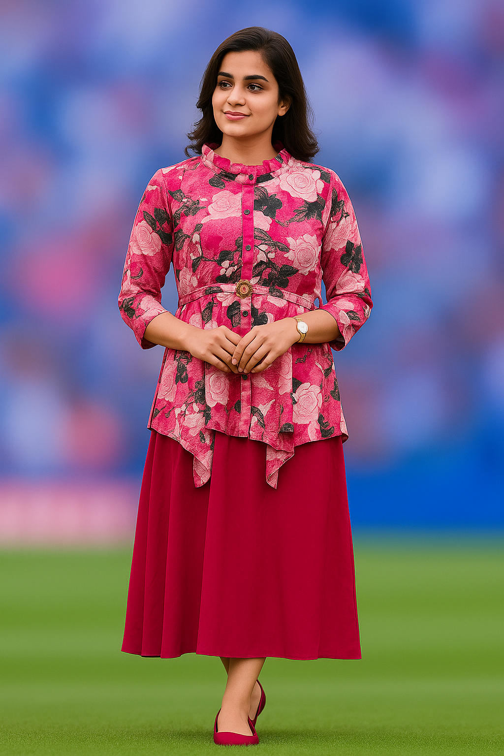 ফ্লোরাল গ্রেস কটন টপস