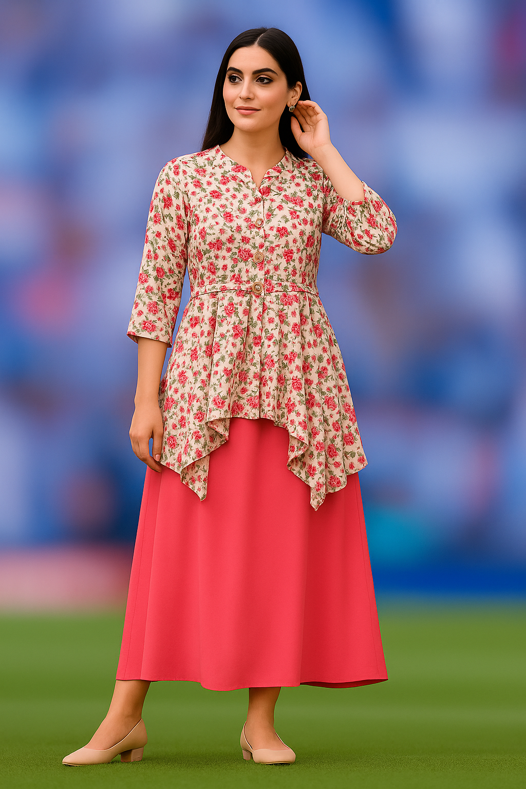 রোজ ব্লসম কটন টপস
