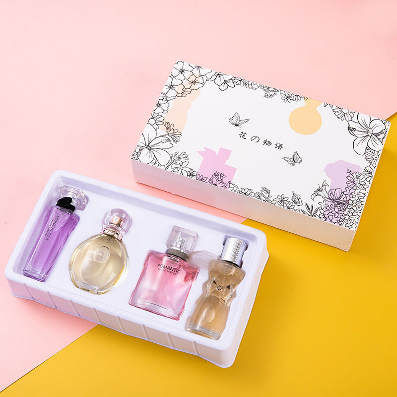 Fresh Fragrance Strong Four -piece Net Red Explosion Perfume