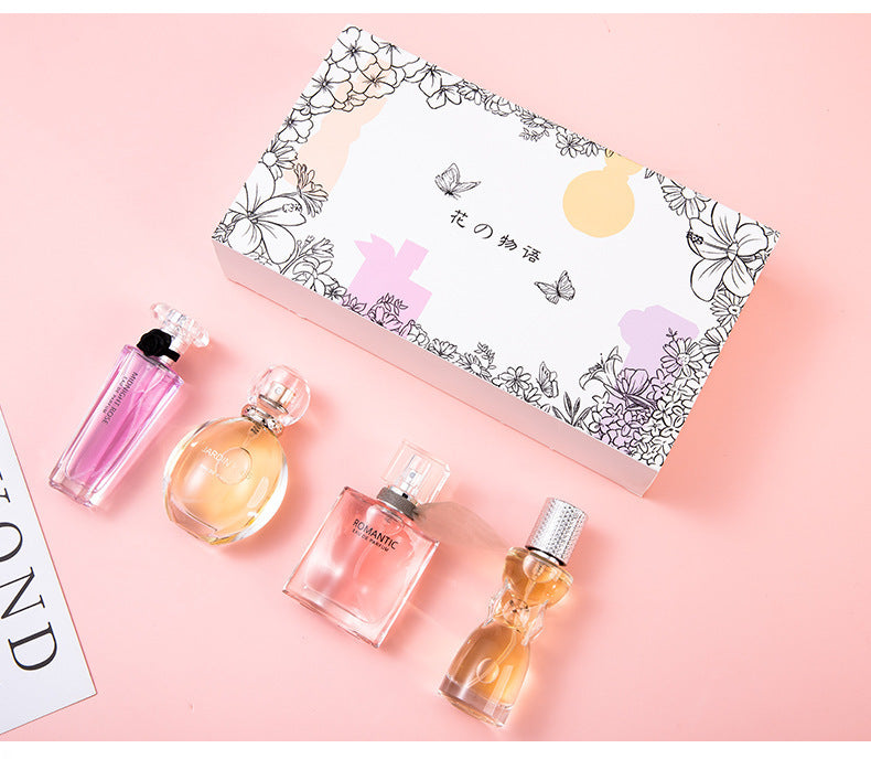 Fresh Fragrance Strong Four -piece Net Red Explosion Perfume