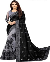 Indian Georgette Saree With Blouse Piece