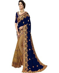 Indian Georgette Saree With Blouse Piece
