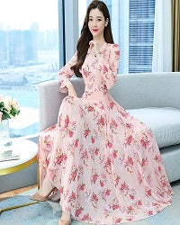 Elegant Long Gown Kurti