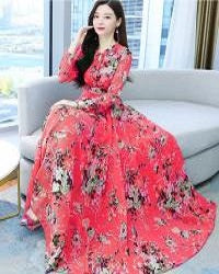 Elegant Long Gown Kurti