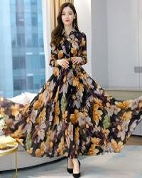 Elegant Long Gown Kurti