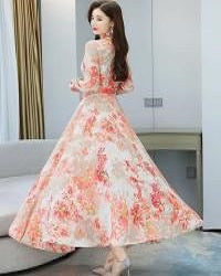 Elegant Long Gown Kurti