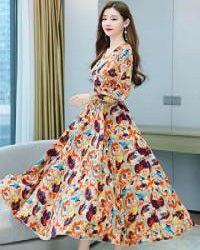 Elegant Long Gown Kurti