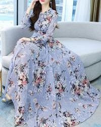 Elegant Long Gown Kurti