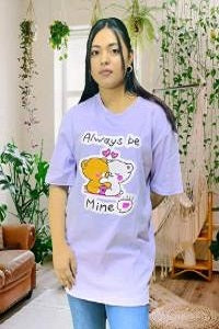 Drop Shoulder Ladies T-shirt