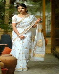 Afsan Print Sharee with Blouse Piece