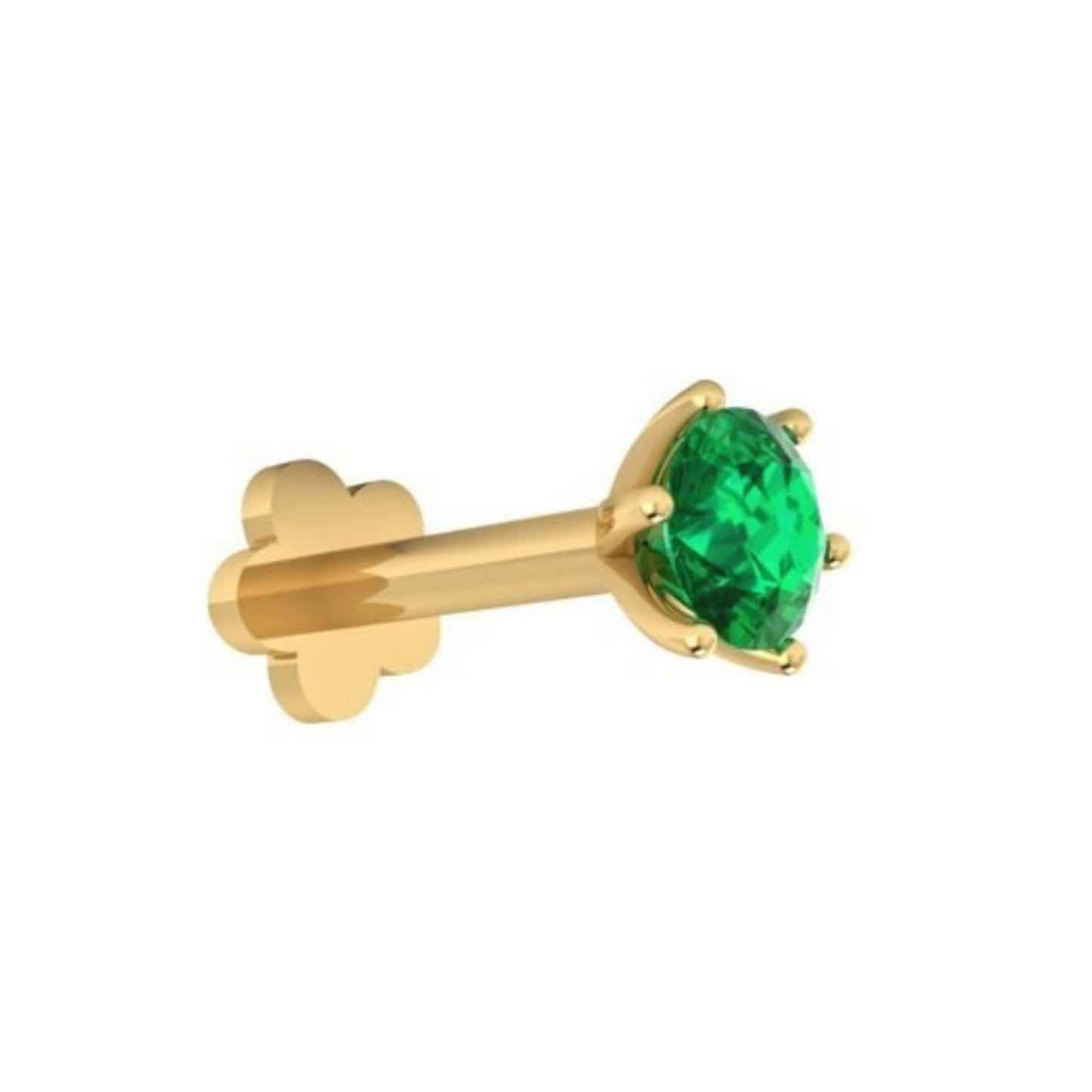 Diamond Cut One Stone Nose Pin Combo
