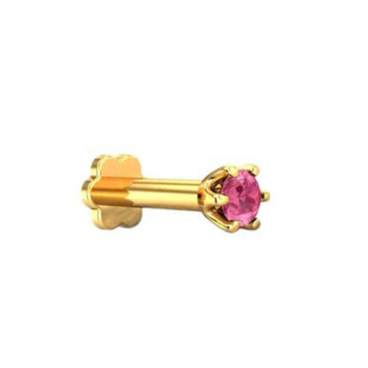 Diamond Cut One Stone Nose Pin Combo