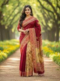 Premium Dhupiyan Silk Sharee