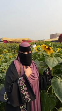 Embroidery Koti Borka (With Hijab)
