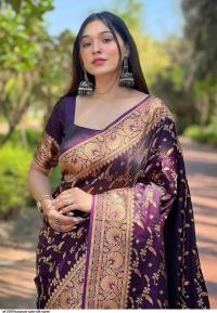 Japani Silk Skin Print Sharee with Blouse Piece