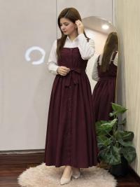 Noira Button Gown
