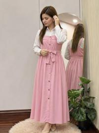 Noira Button Gown