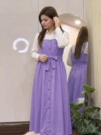 Noira Button Gown