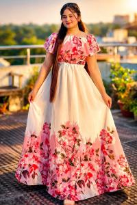 Rosé Mermaid Gown