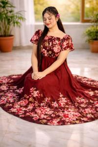 Rosé Mermaid Gown