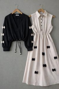 Noir Bow Gown