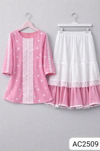 Trendy Ladies Tops and Skirt Set