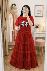 Tshirt and Skirt Set