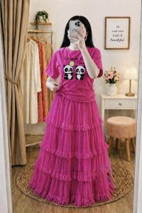 Tshirt and Skirt Set