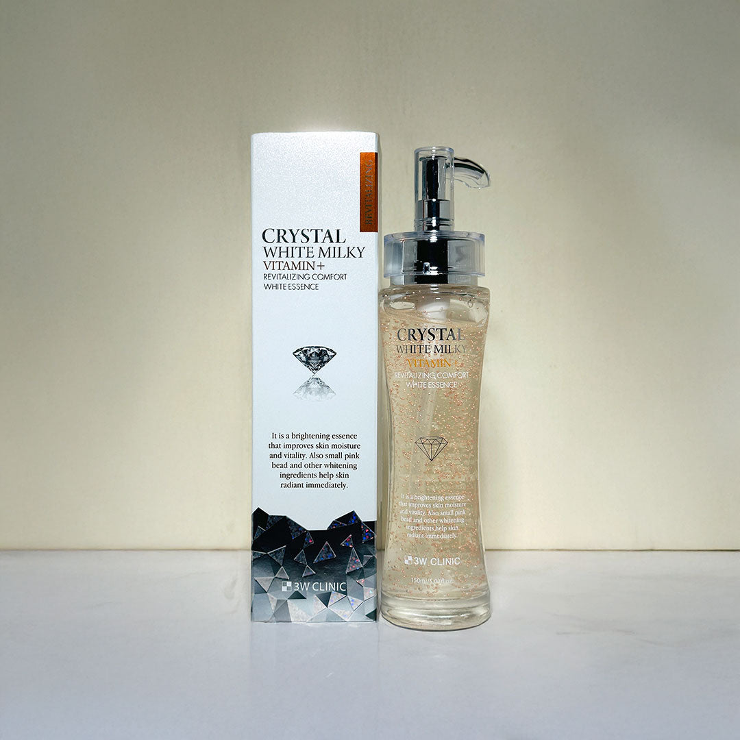 3w Clinic Crystal White Milk Vitamin + Revitalizing Comfort White Essence 150 ml