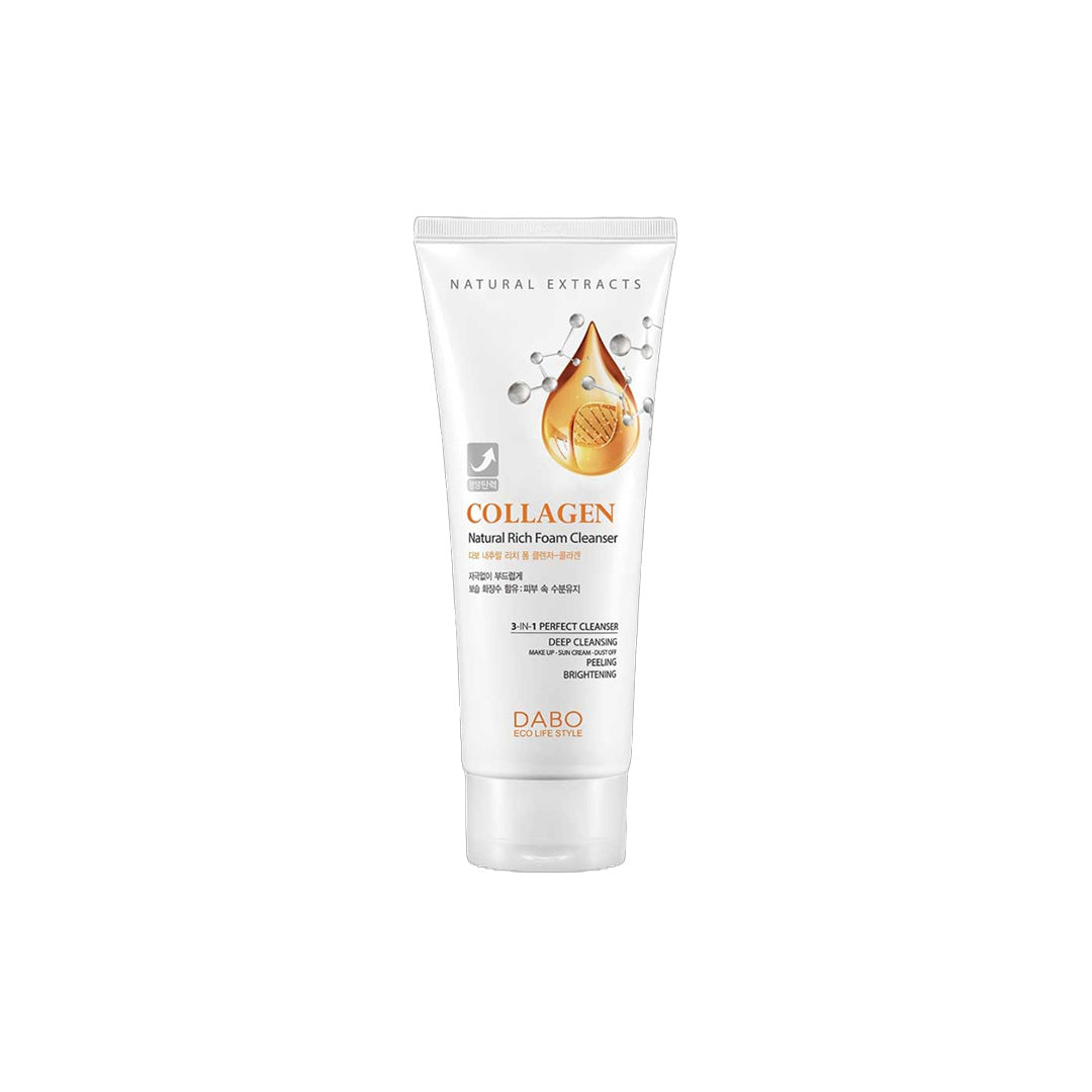 Dabo Natural Rich Foam Cleanser Collagen 180 ml