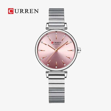 CURREN Women Cut Stainless Steel Strap Watch (Mastercopy) (P-727)