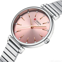CURREN Women Cut Stainless Steel Strap Watch (Mastercopy) (P-727)