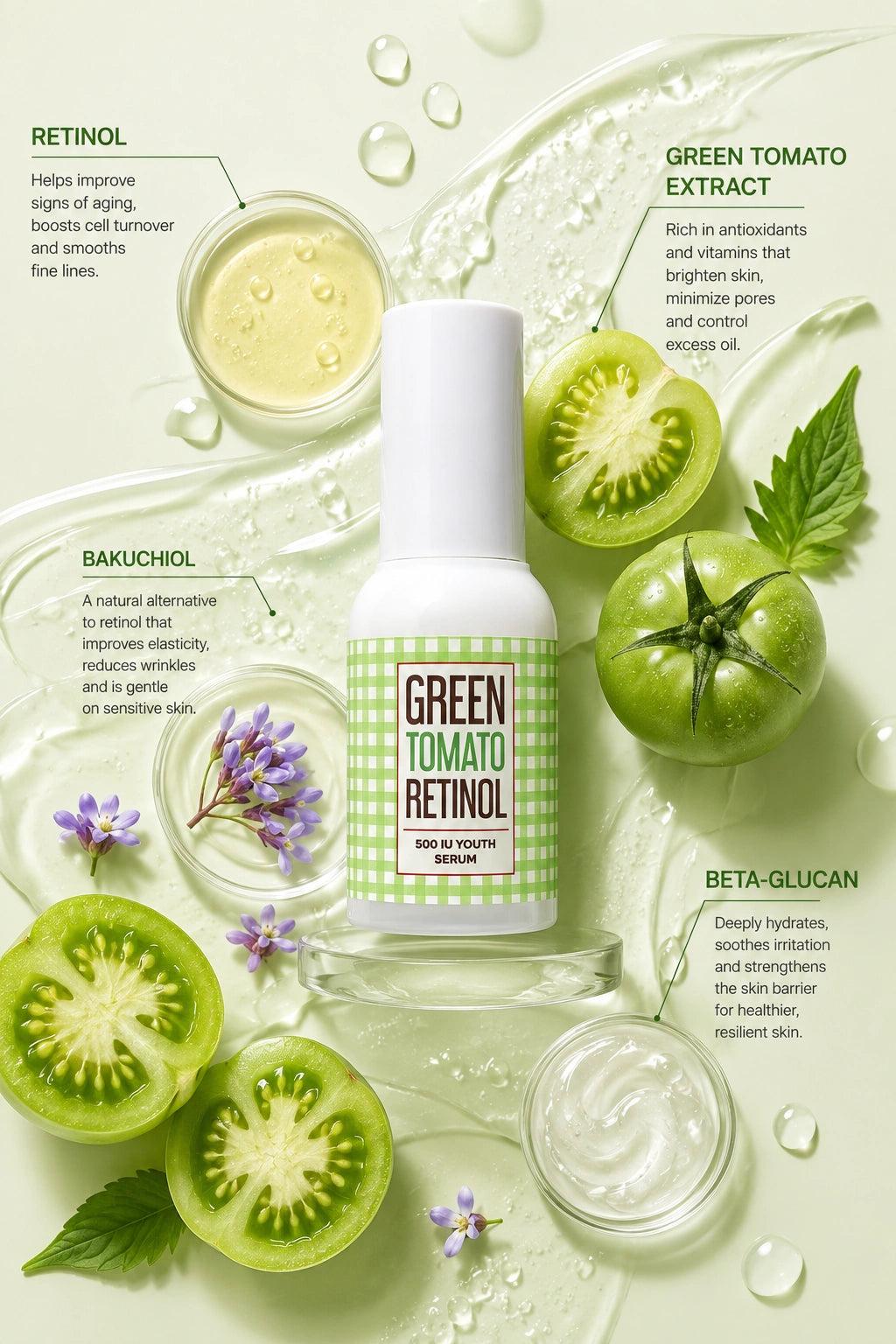 Dabo Green Tomato Retinol 500 Iu Youth Serum 30 ml