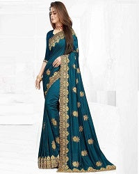 Indian Georgette Saree With Blouse Piece