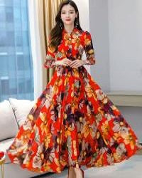 Elegant Long Gown Kurti
