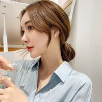 Round Classic Diamond Cut Moissanite Stone Earrings