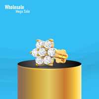 Diamond Cut Seven Stone Nose Pin -7cn