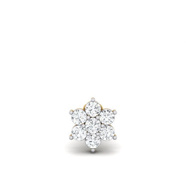 Diamond Cut Seven Stone Nose Pin -7cn