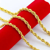 Dubai 24k Gold Plated Li hong Fashion Chain