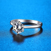 3.00ct Real Diamond Cut Finger Ring- Adjustable