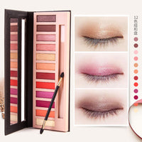 12-Color Matte Pearl Eye Shadow Plate