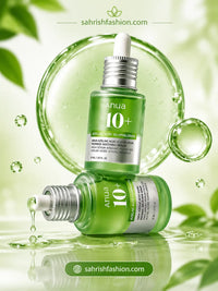 Lightweight fragrance-free facial serum for sensitive skin