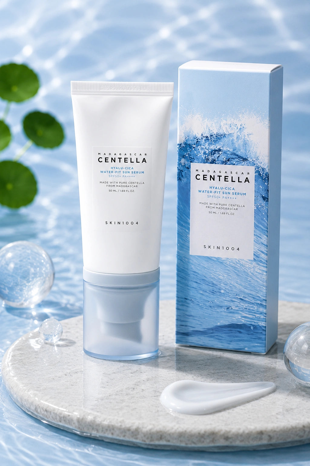SKIN1004 Madagascar Centella Hyalu-Cica Water-Fit Sun Serum Spf 50+ PA++++ 50 ml