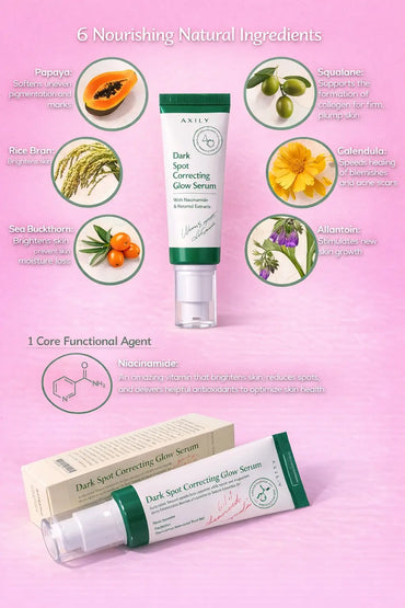 AXIS-Y Dark Spot Correcting Glow Serum 50ml – Korean Dark Spot Serum for Brightening Skin