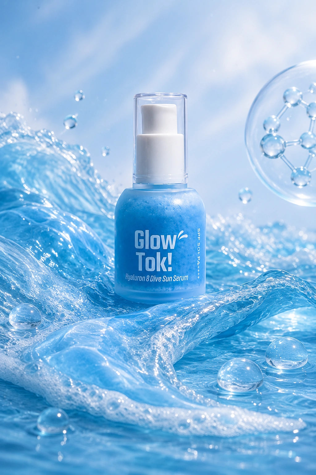 Dabo Glow Tok Hyaluron 8 Dive Sun Serum SPF 50+ PA++++ 30 ml