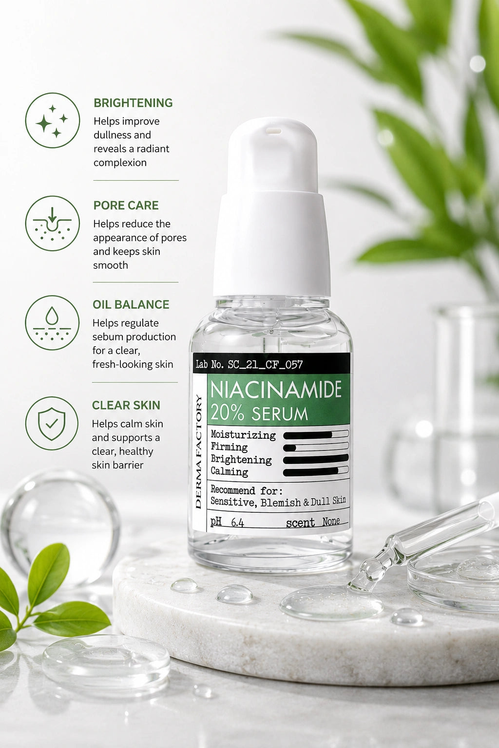 Derma Factory Niacinamide 20% Serum 30 ml